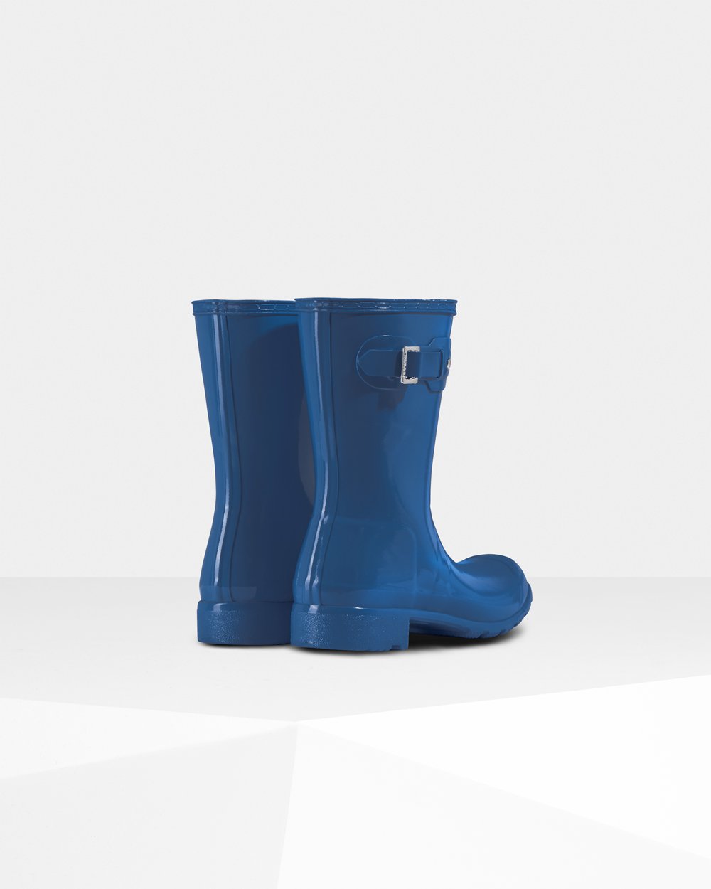 Galochas Curtas Hunter Feminina Azuis - Original Tour Foldable Gloss - 78BNMAWJE